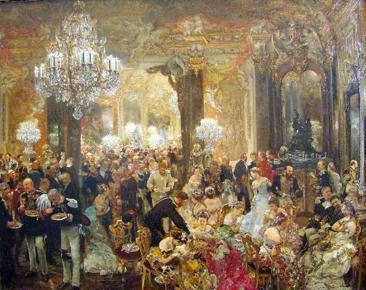 Monticelli, Adolphe-Joseph Das Ballsouper Germany oil painting art